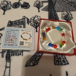 Mix color crystal bracelet