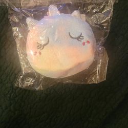 Colorful Cat Cute Cartoon Plush Purse Little Unicorn Coin Bag Key Hook Pendant Pocket Pouch Wallet