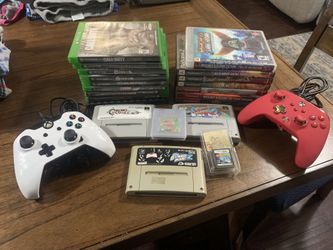 Xbox one / ps2 Games / Super Nintendo Lot