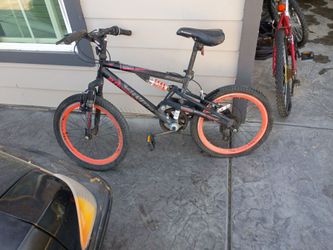 Kids BMX Mountain Bike Black and Red