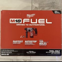 Milwaukee New 1” Rotary Hammer M18 Fuel