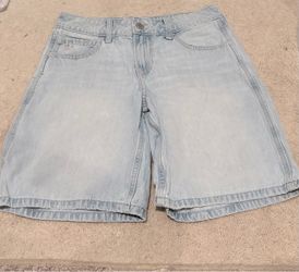 Low-Rise Baggy Jorts With Bows Size 24