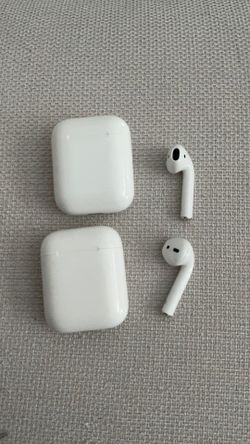 Apple AirPods 2nd generation with two charging case