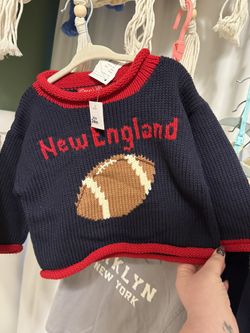 Knitted Football Sweater 