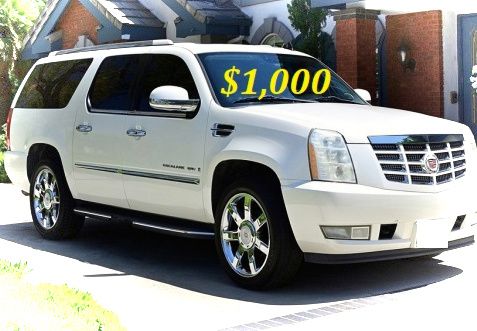 🍁2008 Cadillac Escalade./UP FOR SALE * ZERO ISSUES > RUNS AND DRIVES LIKE NEW $1,OOO