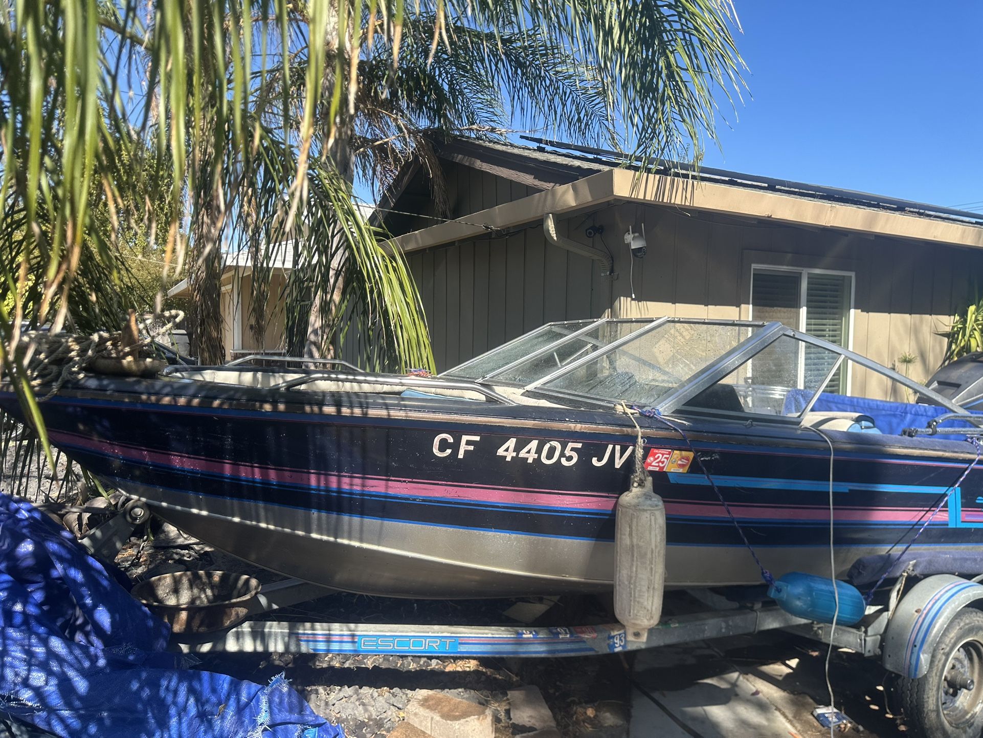 1989 Bluefin aluminum boat