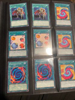 Binder of yugioh cards
