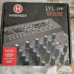 LV8 Harbinger mixer with bluetooth and 8 channel