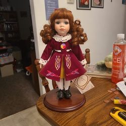 Tara An Irish Celtic Alberon Porcelain Doll