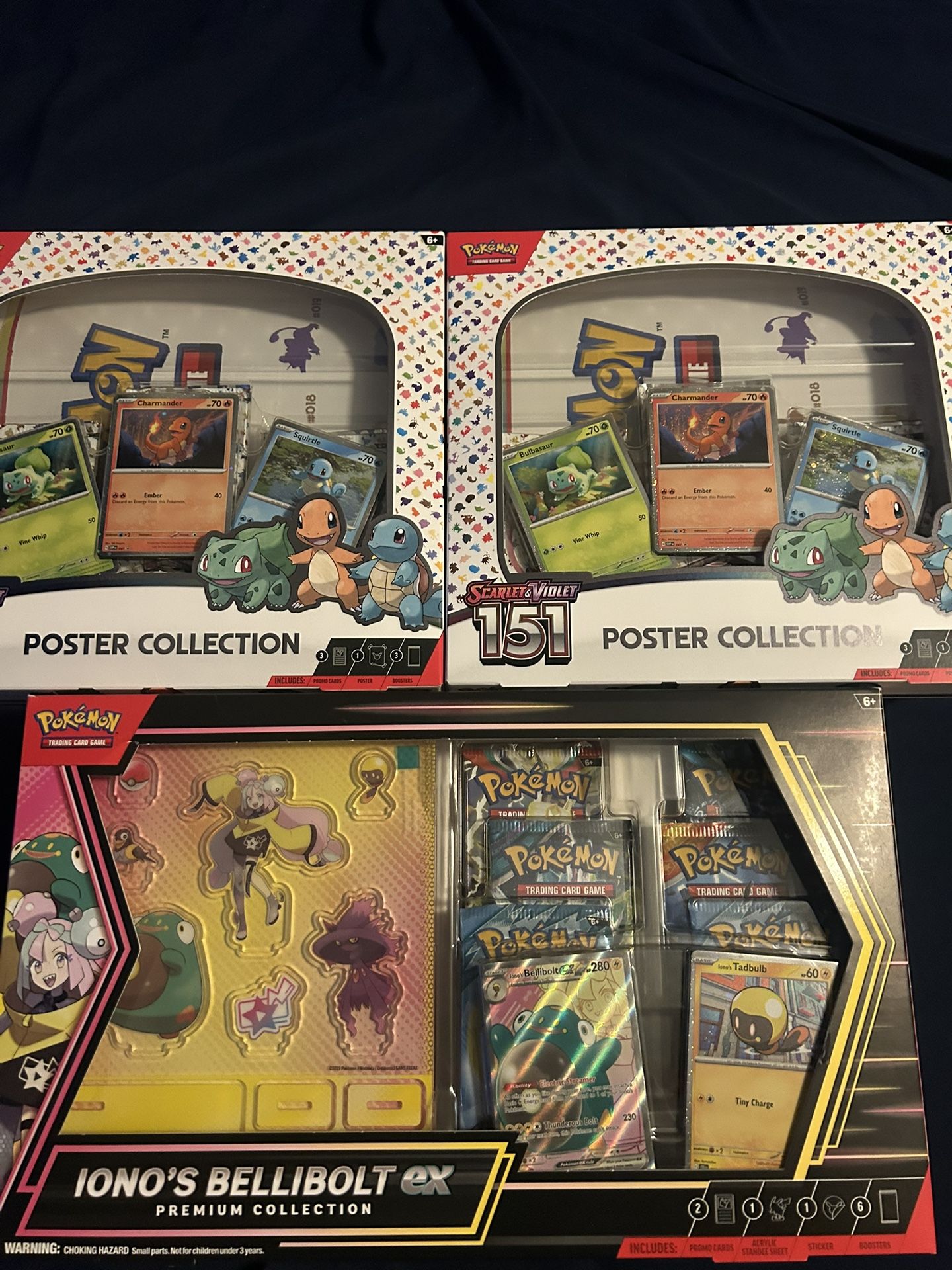 Pokemon 151 Poster Collection And Ionos Bellibolt Premium Collection