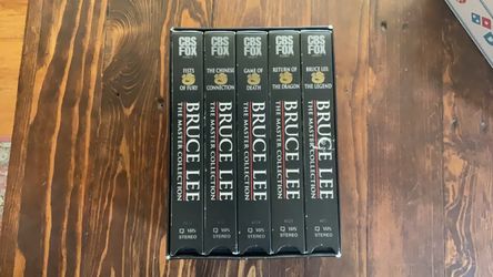 Bruce Lee The Master Collection VHS set