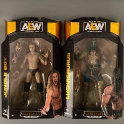 AEW Action Figure - Jungle Boy & Luchasaurus