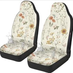 Front Car Seat Covers 2 Pcs Set  NEW 