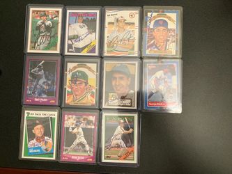 autographed baseball cards