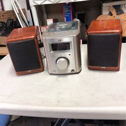 JVC CD Player, Speakers