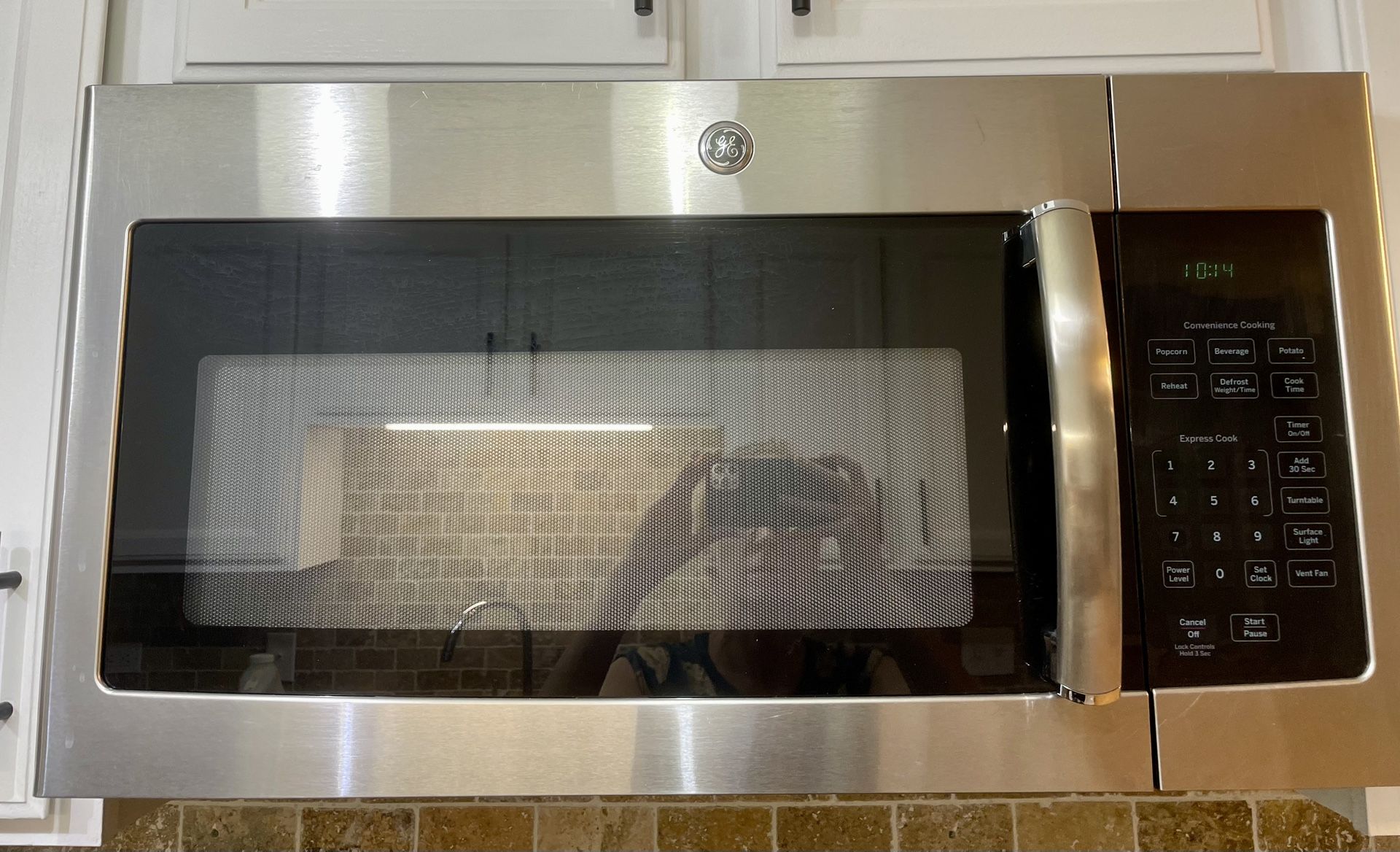 GE Over the Range Microwave, Stainless Steel