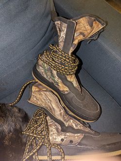size 9 Nike Air Force 1 boots!