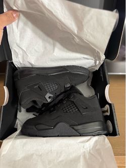 Toddler Jordan 4s black cats