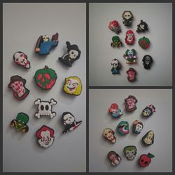 Horror Movie Halloween Croc Charms 