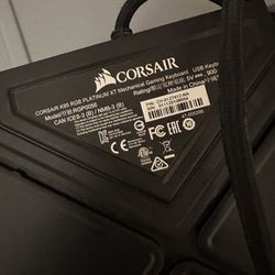 Corsair K95 RGB Platinum XT Mechanical USB Gaming Keyboard, Backlit RGB LED, Cherry MX RGB Brown, Bl