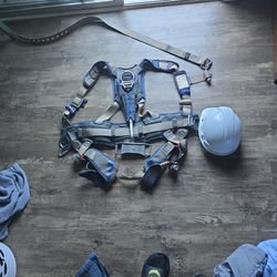 Safety Harness And Helmet 