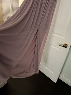 Mauve chiffon dress