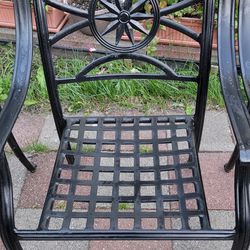 Outdoor metal chairs  4 Pieces 