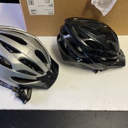 2 Bontrager Bike Helmets