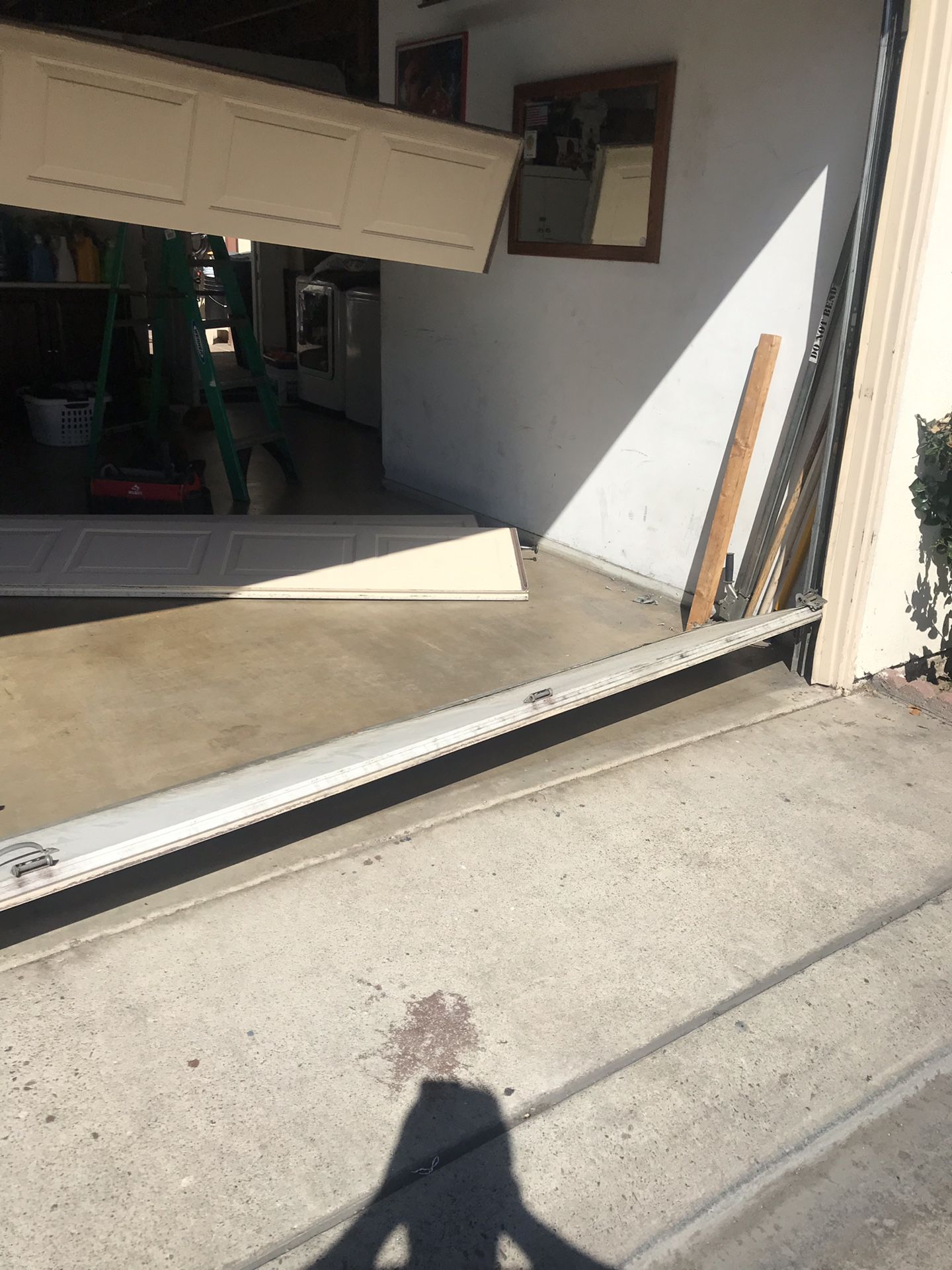 Garage doors repair and replace new doors replace doors jams cables openers rollers tracks $1