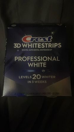 Crest 3D Whites trips 