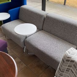 Nice Modern Gray Lounge Chair W Tablet 