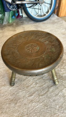 Brass Stool - Vintage Iranian/Persian