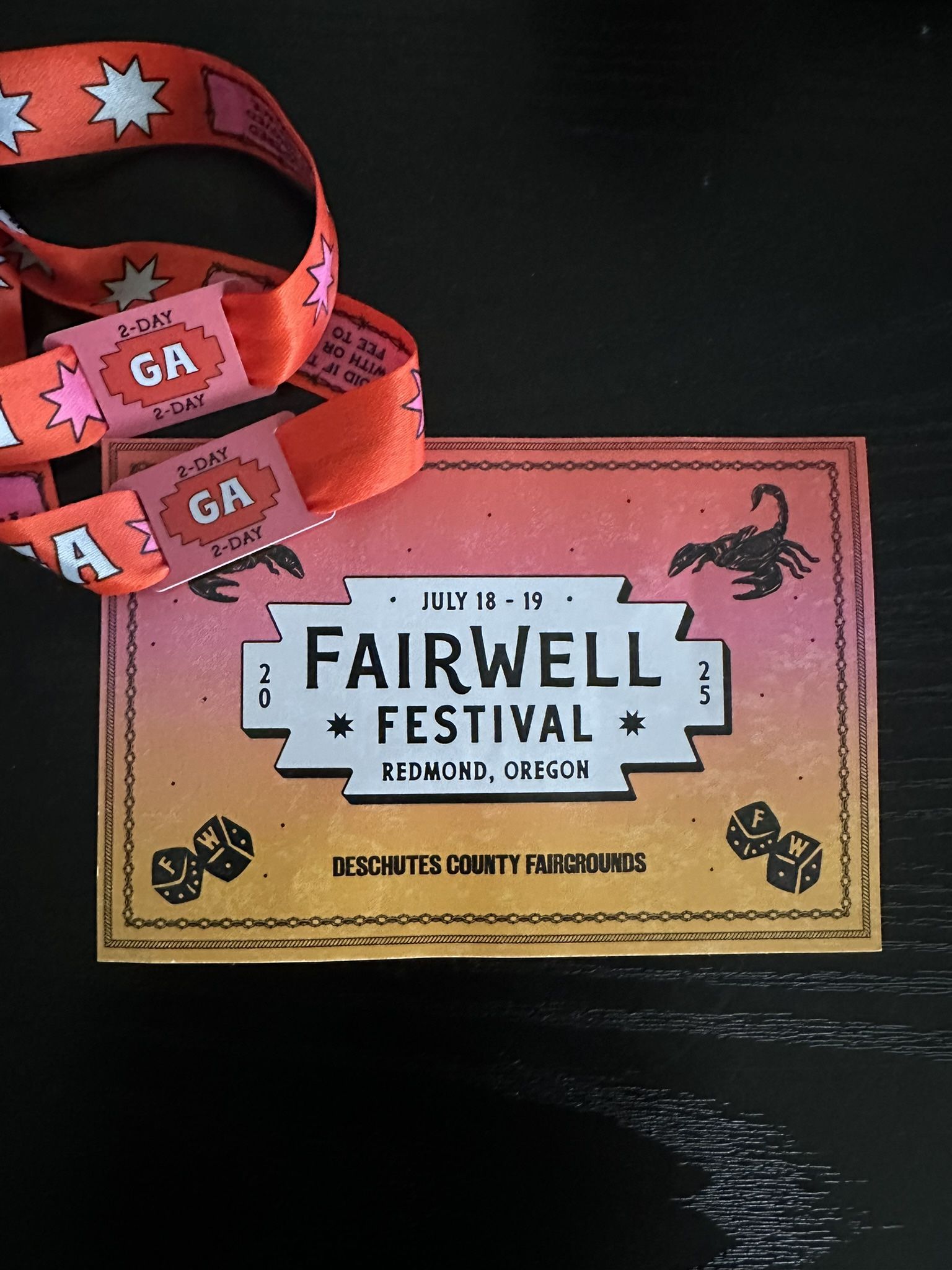 Fairwell Festival x2 Tickets