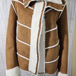 Brown Leather Coat