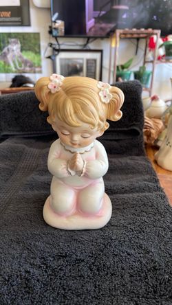 Vintage Lefton little girl figurine REDUCED
