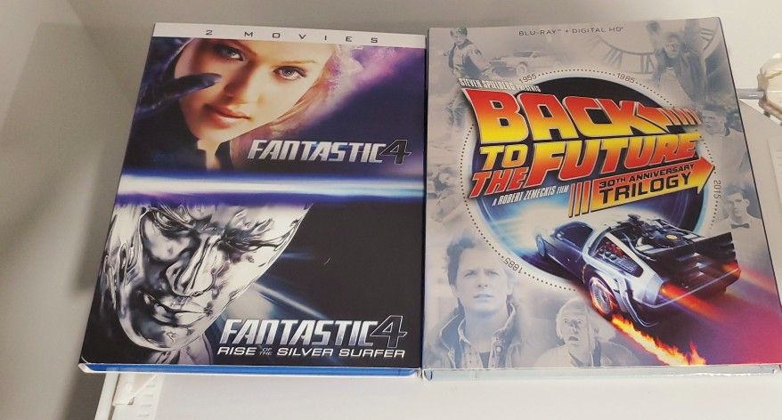 Fantastic 4 first 2 movies, Back to the Future 30th Anniversary trilogy
Fantastic 4