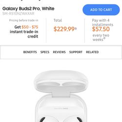 Samsung Galaxy Buds2 Pro, White