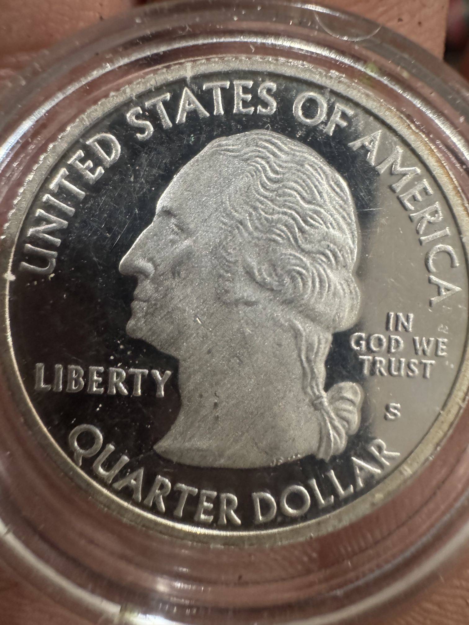 This is a modern US Silver proof quarter.