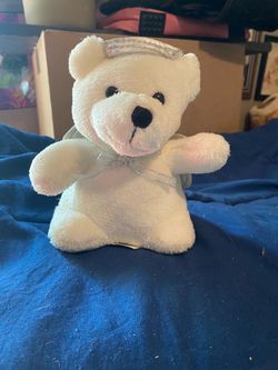 Small white Angel teddy bear
