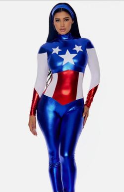 Woman Captain America costume