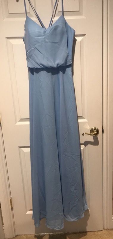 Baby blue maxi dress size 10 NEW