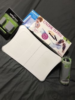Wii Calorie Burn Kit and balance board bundle