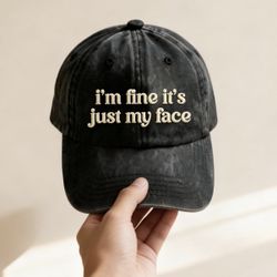 Embroidered Hat. Funny. Humor. 