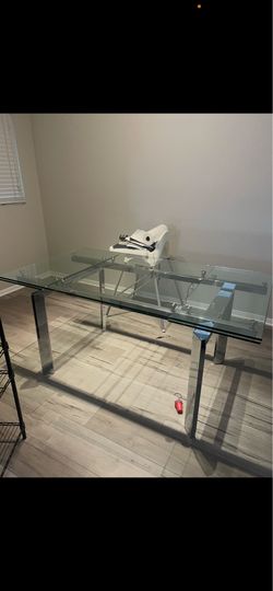 Dining table and chairs