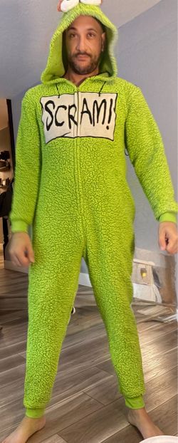 Oscar the Grouch hooded suit sz large to xl