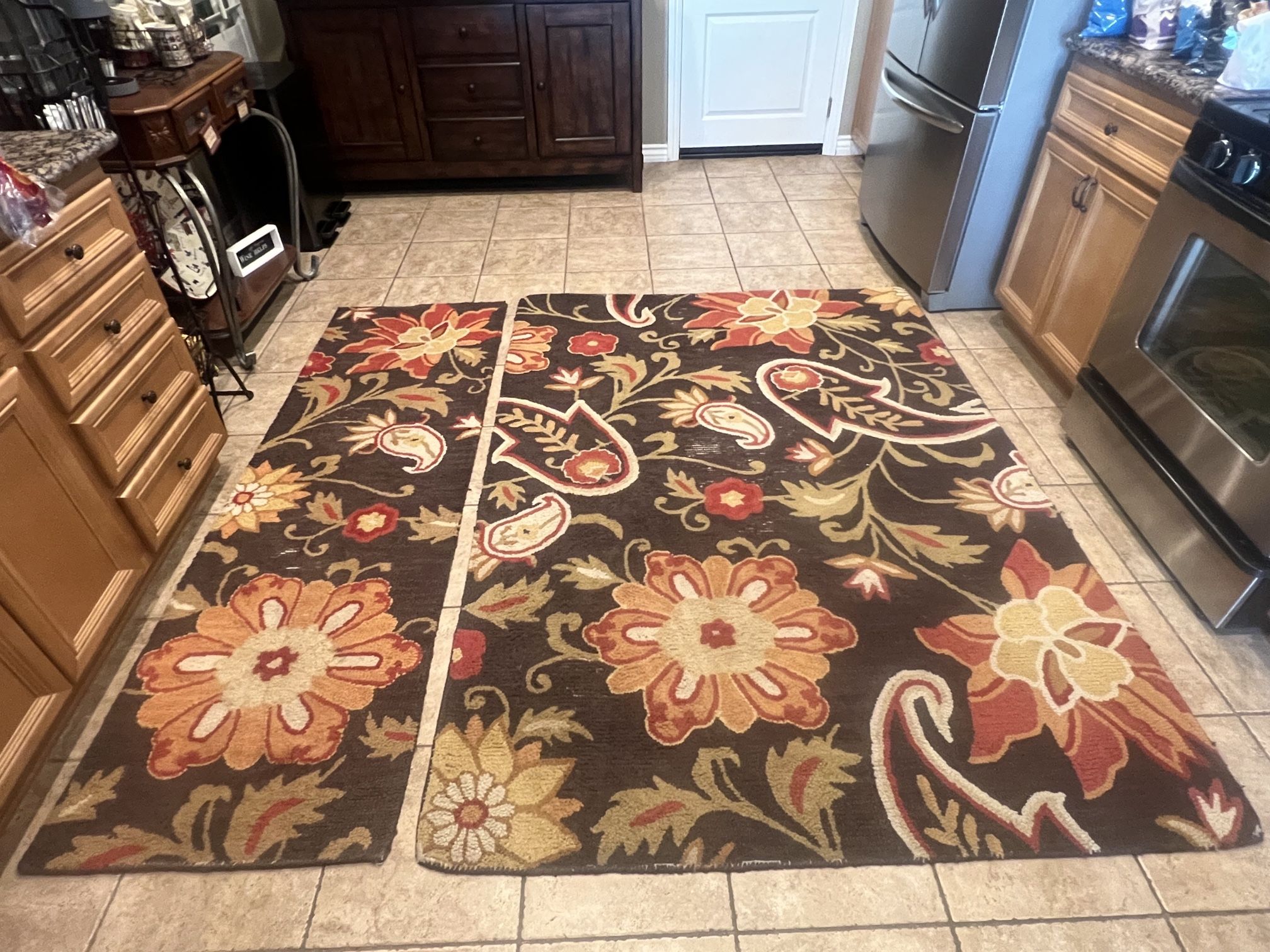Fieldcrest Wool Area Rugs (2)
