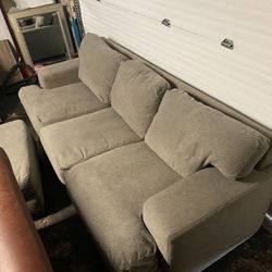 Sofa Ottoman Sectional Chaise Set - FREE DELIVERY 🚚🛋