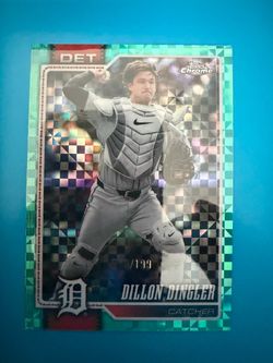 2026 Dillon Dingler #18 Aqua X-Fractor /199