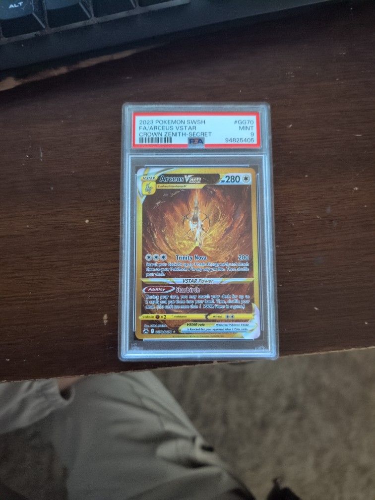 PSA 9 Arceus VMAX Crown Zenith