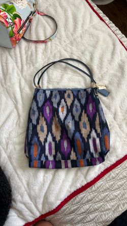 Coach blue purse
